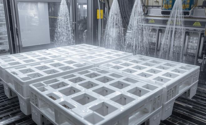 [Translate to English:] Palettenreinigung